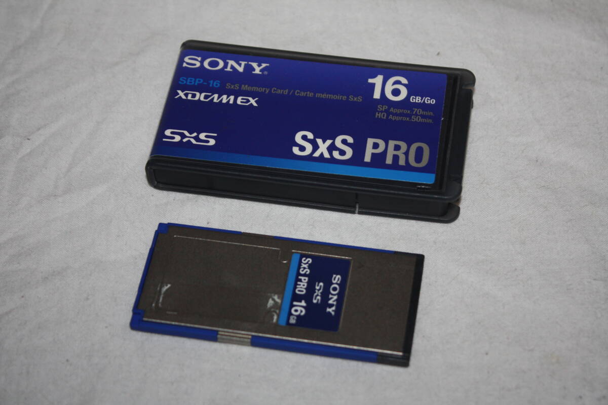 送料無料！　SONY　SBS-16G1A　美品　16GB　SxS PROメモリーカード （検索：PXW-、PMW-、HDR-、HXR-、HVR-、XDCAM）