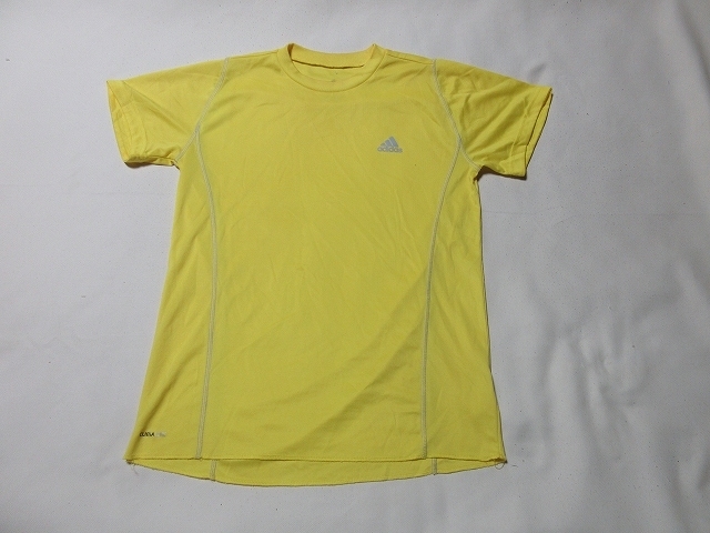 O-678★アディダス・Climalite♪黄色/半袖Tシャツ(O)★