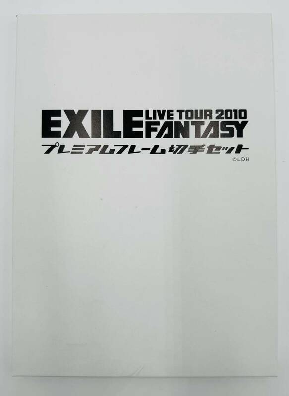 n448-450TO EXILE LIVE TOUR2010 FANTASY プレミアムフレーム切手セット ポストカード 箱付き 未使用 エグザイル LDH