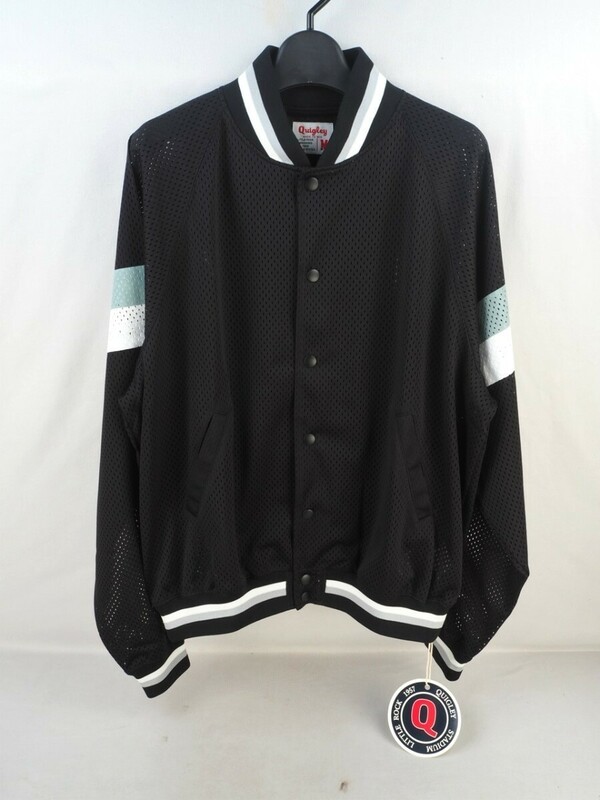 2T240216 タグ付/保管品 QUIGLEY ギグリー メッシュジャケット MESH VARSITY JACKET スタジャン Mサイズ