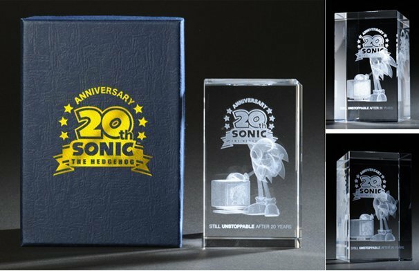 ソニック Sonic 20th Anniversary クリスタルキューブ 3Dクリスタル