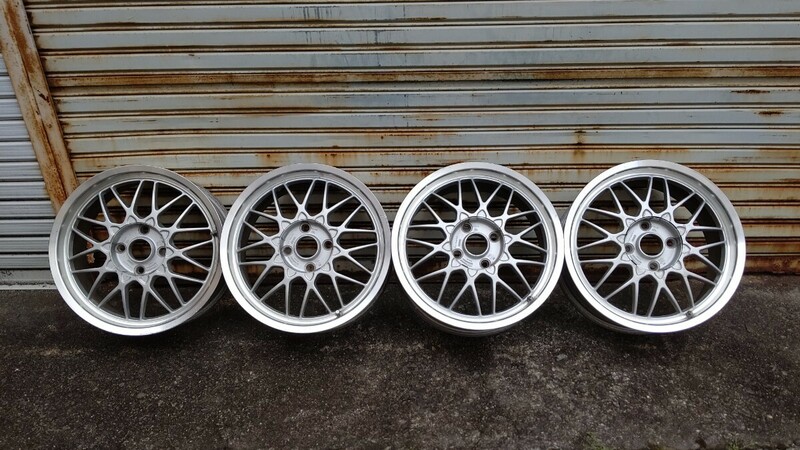 レア　BBS ホイール 7J 17インチ　H2 ET50　4H PCD114.3 中古品　4本セット