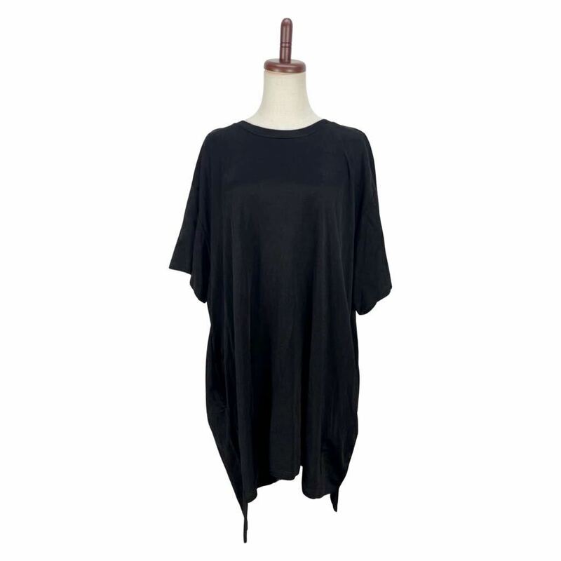 美品　MM6 Maison Margiela メゾンマルジェラ　レディース　ブラック　半袖　変形ワンピース ドレス