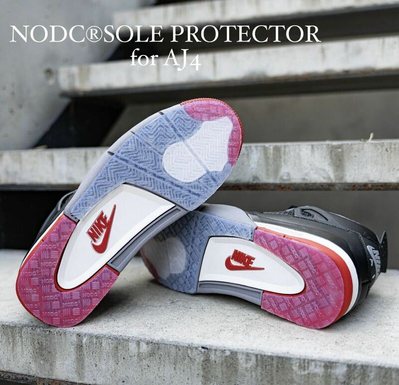 NODC SOLE PROTECTOR for AJ4 renewal AJ4 26～26.5cm クリア―