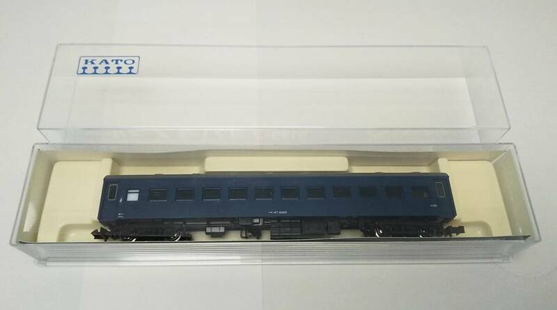 【未使用品】 電車模型　KATO　5135-2　オハ47　ブルー　Nゲージ　/　カトー