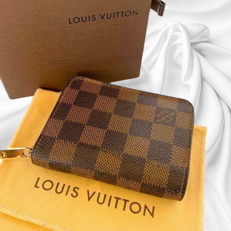 Lois Vuitton ルイヴィトン ダミエ ジッピーウォレット 二つ折り財布