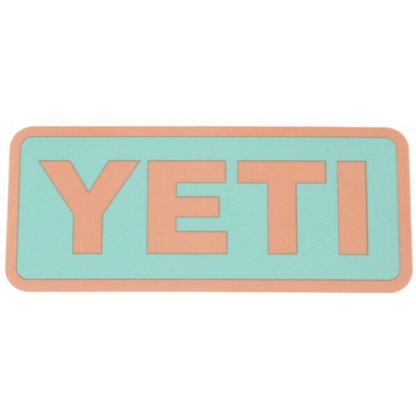 イエティ ロゴ ステッカー YETI LOGO STICKER D シール デカール クーラー タンブラー アウトドア チューン デコ カスタム ネコポス 新品