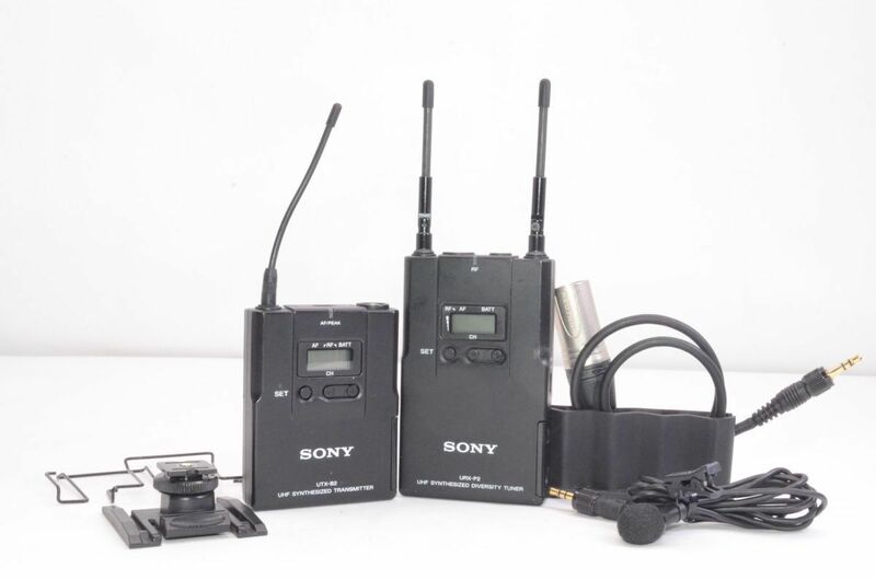 SONY UHFワイヤレスマイクロホンパッケージ UWP-V1 #2404169A