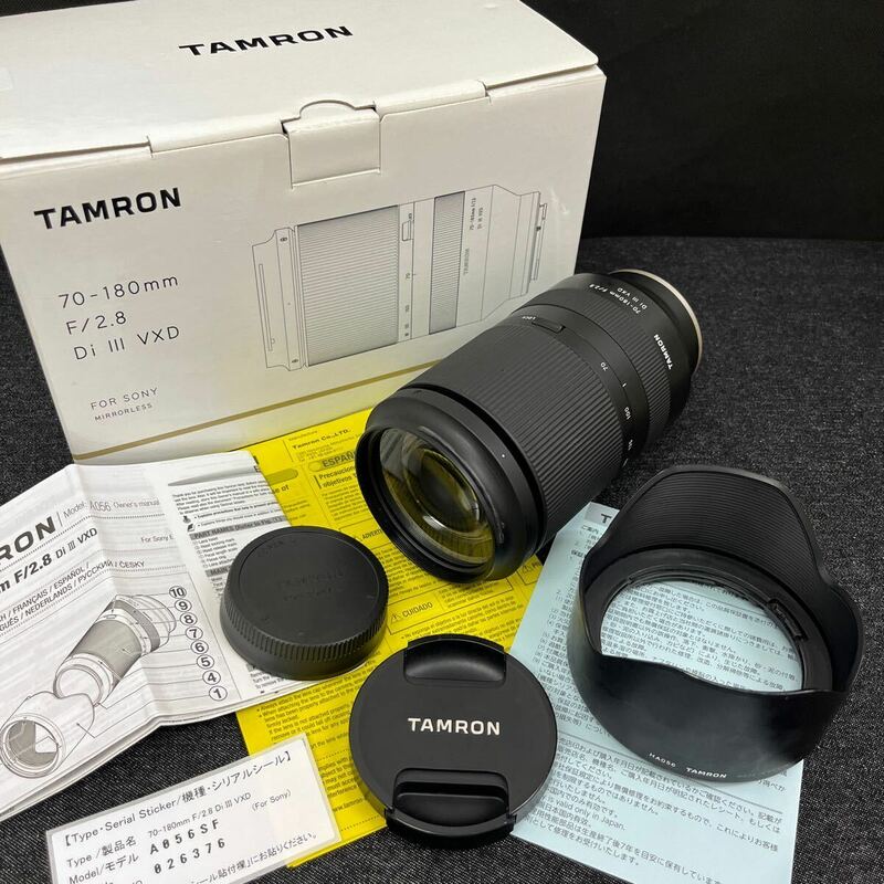 TAMRON タムロン Di III VXD 70-180mm F/2.8 レンズ 箱付き 240428 ◎インボイス対応可◎