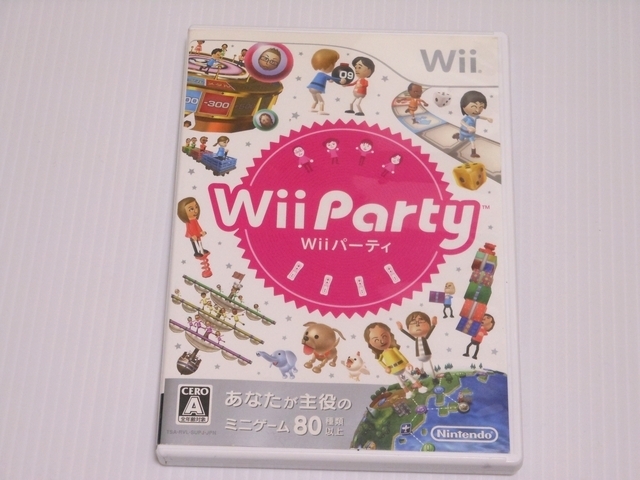 【初期動作確認済】Wii Party (Wiiパーティ) 【中古・説明書付き】ニンテンドー 任天堂 wii ゲーム ソフト