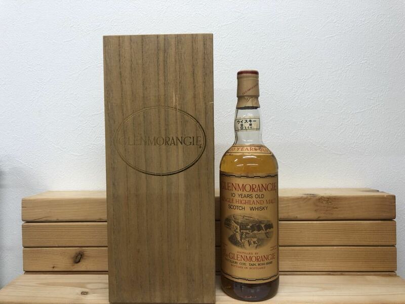 GLEN MORANGE 10 SINGLE MALTグレンモーレンジ 10年 シングルモルト 特級 スコッチ ウイスキー Scotch Whisky 750ml 43% 木箱付き 古酒