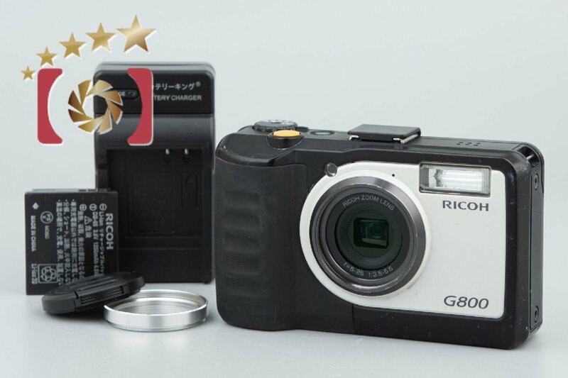 【中古】RICOH リコー G800 コンパクトデジタルカメラ シャッター回数僅少