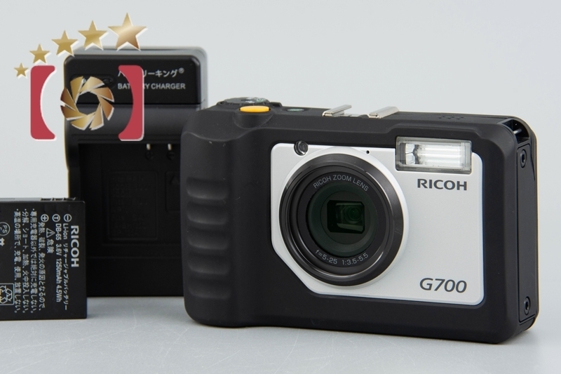 【中古】RICOH リコー G700 コンパクトデジタルカメラ シャッター回数僅少