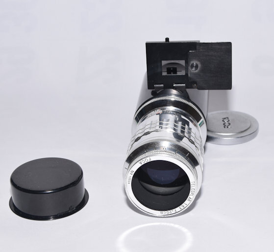 生産数は５００本以下, FOCA TELEOPLAR 200mm 　フォカ　テレオプラー　前後キャップ付　OPL 　フランス製 