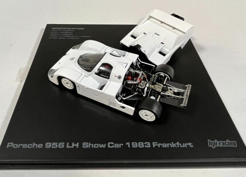 PORSCHE 956 LH Show model 1983Year 1/43 Scale hpi-Racing 製