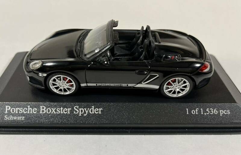 PORSCHE Boxster Spyder (987) 2010Year Black 1/43 Scale PMA製