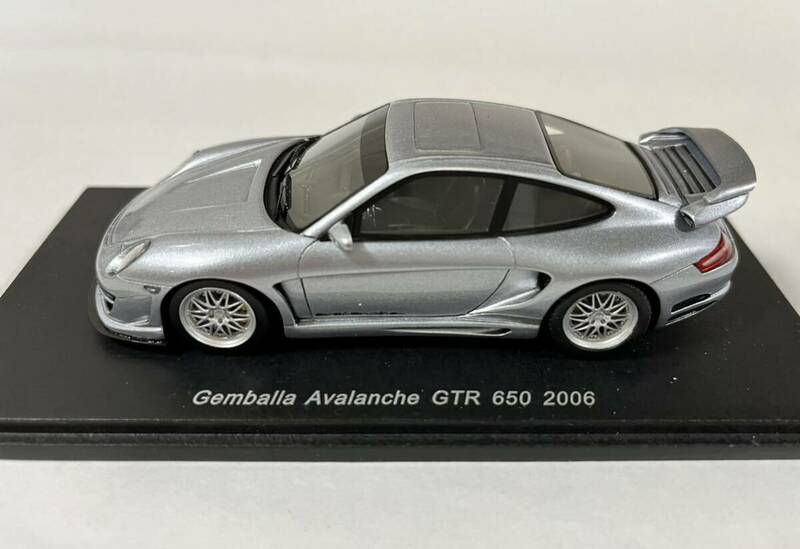 PORSCHE Avalanche GTR650 (base997) 2006Year Silver Metallic 1/43Scale Spark製