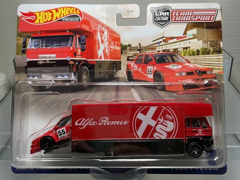 Hot Wheels TEAM TRANSPORT ALFA ROMEO 155 V6 Ti チームトランスポート アルファロメオ 155 V6 Ti