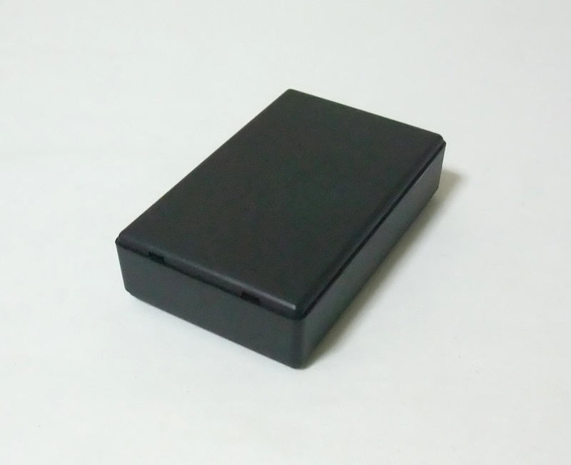 プラスチックケース黒色 59mm×92mm×23mm（樹脂ボックス、電子工作、新品） 