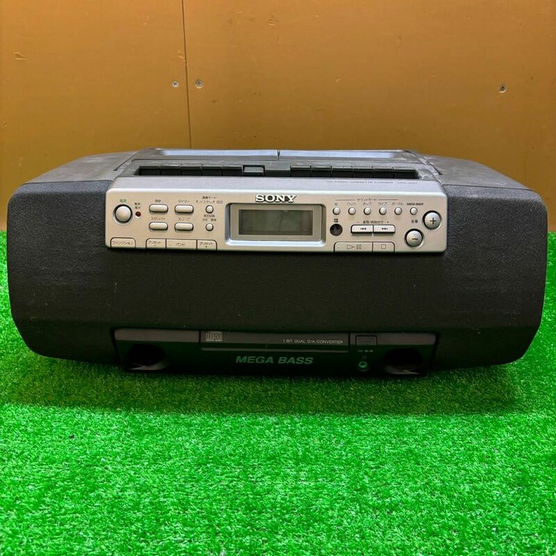 【CDラジカセ】Sony CD Radio Cassette-corder CFD-W57 通電確認済ソニー オーディオ機器 