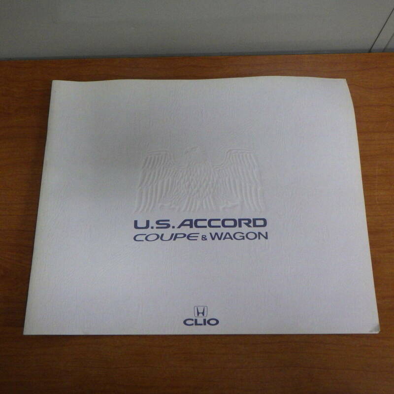 U.S.ACCORD アコード クーペ&ワゴン パンフレット カタログ クリオ CLIO
