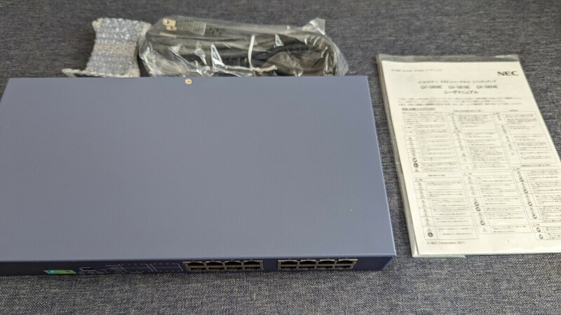  NEC QX-S616E 16p レイヤ2スイッチ