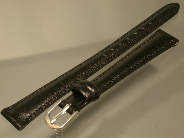 【送料無料】 13mm黒カーフ 寸長 バンドLR-A ロングサイズ MIMOSA
