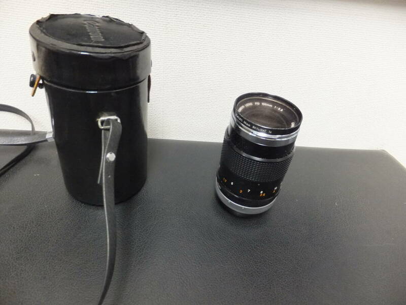 カメラ②　Canon キャノン　一眼カメラ用レンズ　1:3.5　FD135mm　ジャンク扱い　即決のみ