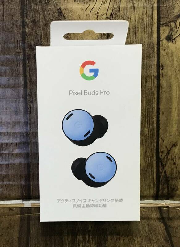 E02-2415　1円スタート　中古品　美品　Google Pixel Buds Pro　ワイヤレス　イヤホン　Bay / 青　初期化済み