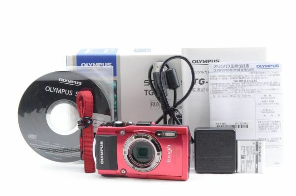 ★OLYMPUS オリンパス TG-3 Tough レッド★元箱付き#H0042404060A