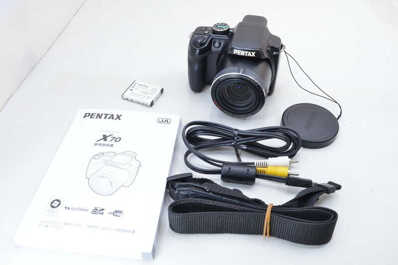 【ecoま】PENTAX X70 コンパクトデジタルカメラ