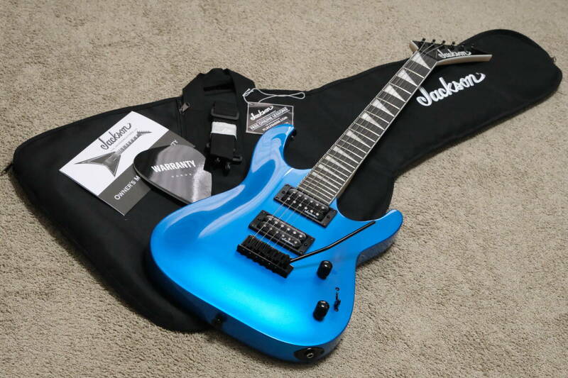 ★新品同様！Jackson JS Series Dinky Arch Top JS22 DKA Metallic Blue ジャクソン エレキギター