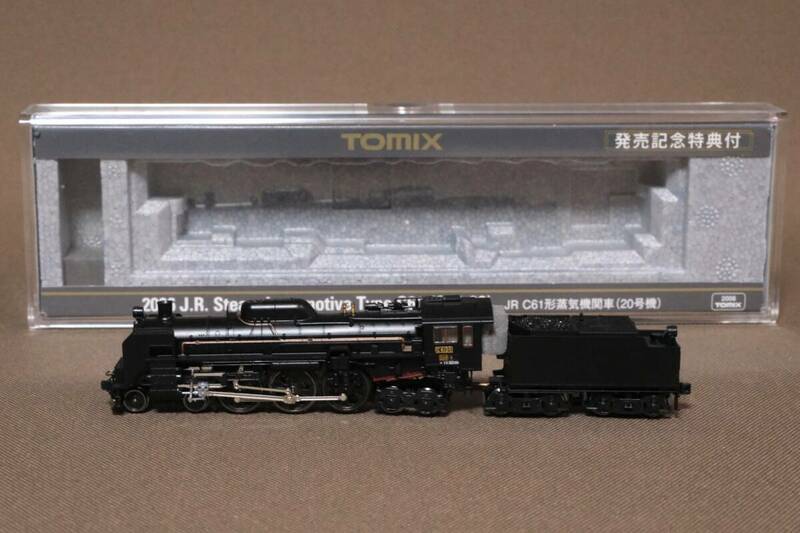 ★レア！TOMIX Nゲージ 2006 JR C61形蒸気機関車（20号機) (C61 20) [初回特典付き]
