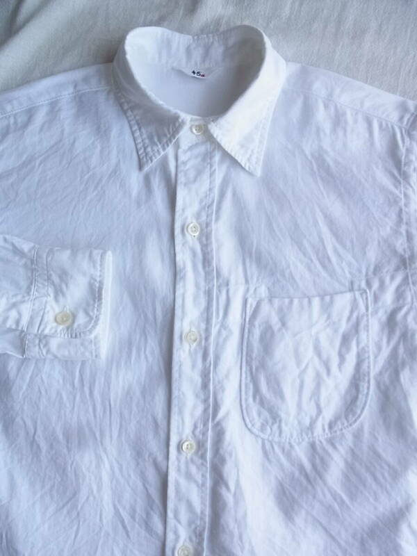 45R フォーティーファイブ　コットンオックス　ホワイトシャツ　サイズ 3 日本製