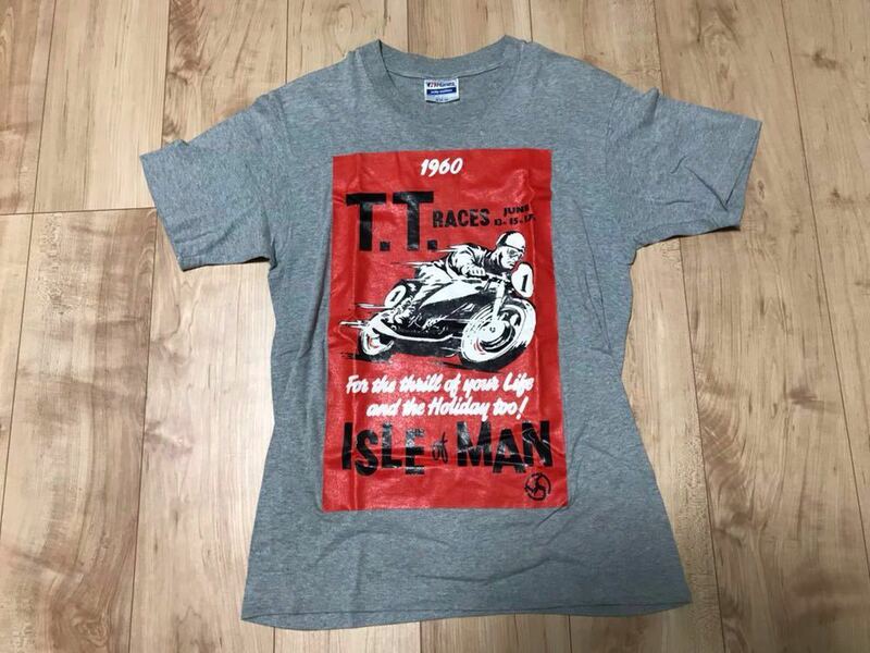 80's ビンテージ ISLE OF MAN マン島 TTレース Tシャツ hanes