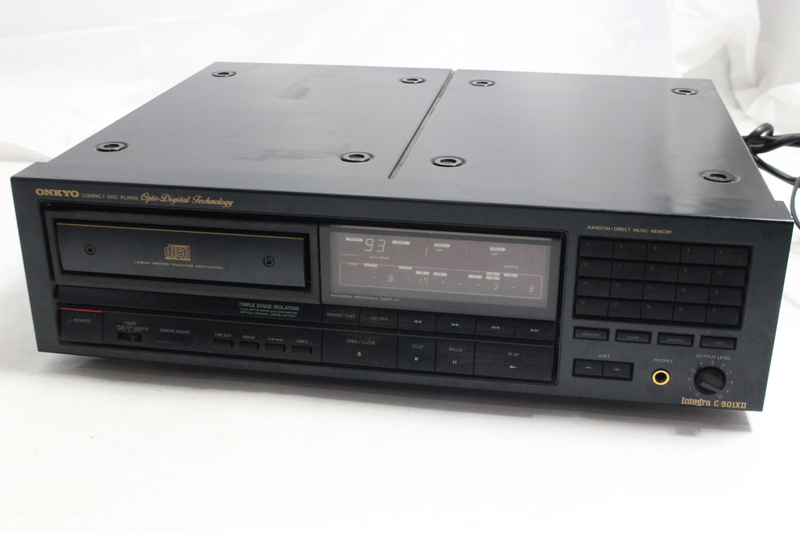 【ト静】 ★ ONKYO オンキョー COMPACT DISC PLAYER Integra C-901XD CDプレーヤー 中古現状品 画像参照 通電のみ確認済み GAZ01GCG67