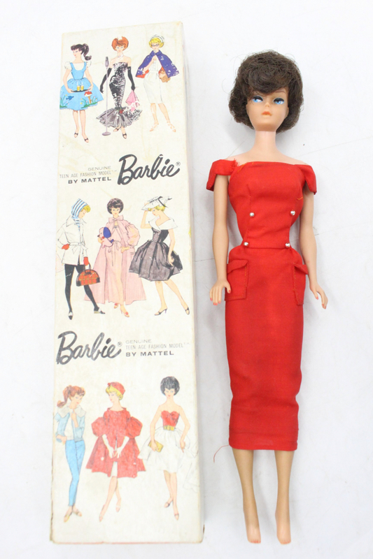 【ト静】 ★ 当時物 Midge 1962 Barbie 1958 BY MATTEL ヴィンテージ 箱付 バービー人形 マテル社 着せ替え人形 現状販売 GC678GCG33