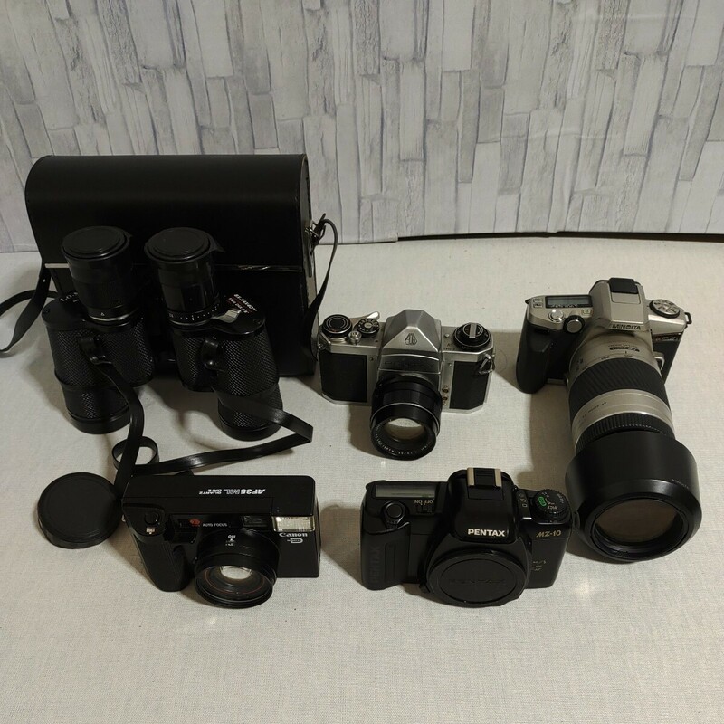  F0008 PENTAX canon minolta 双眼鏡 フィルムカメラ