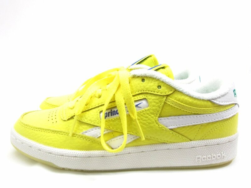 Reebok リーボック Club C 85 Prince Yellow GY8054 SIZE:US6 24.0cm レディース スニーカー □UT11307