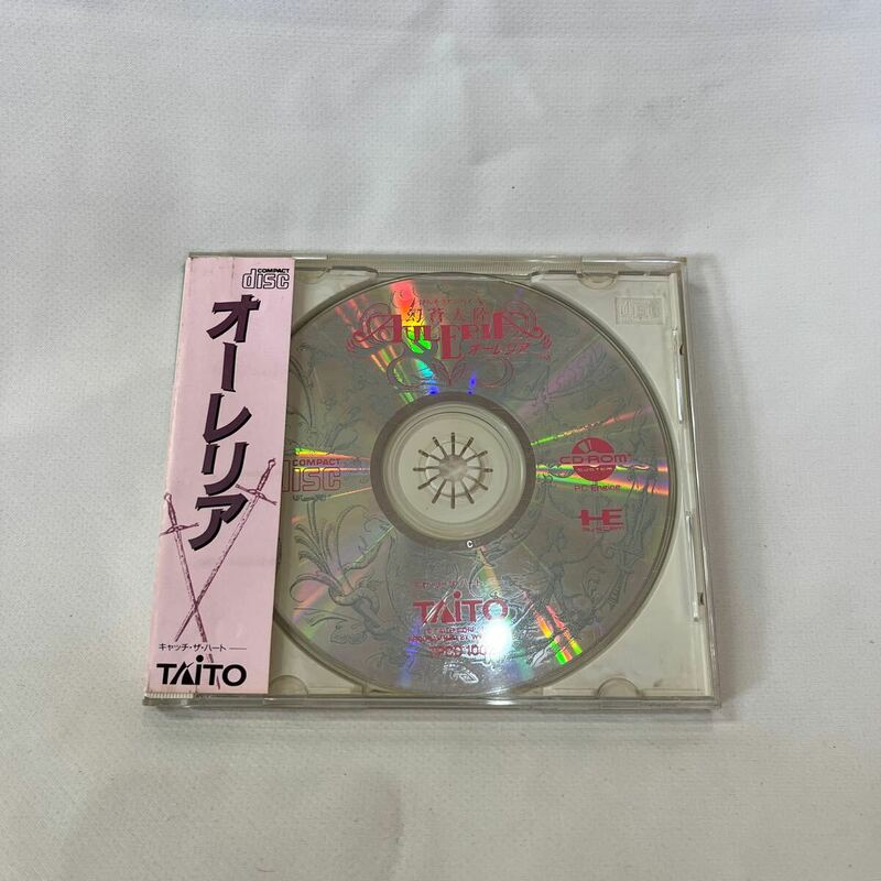 【長期保管】幻蒼大陸「オーレリア」 PCエンジン PCE SUPER CD-ROM2 ソフト TAiTO 