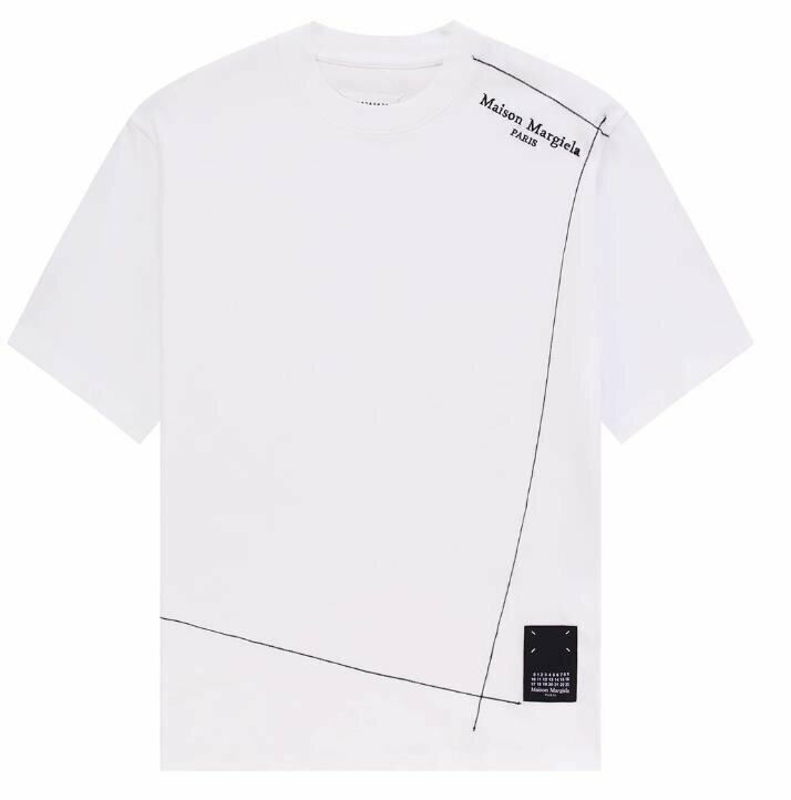 マルタンマルジェラ　Maison Margiela　MM6　メンズ　Tシャツ　無地　文字ロゴ　半袖　丸首 xx1505