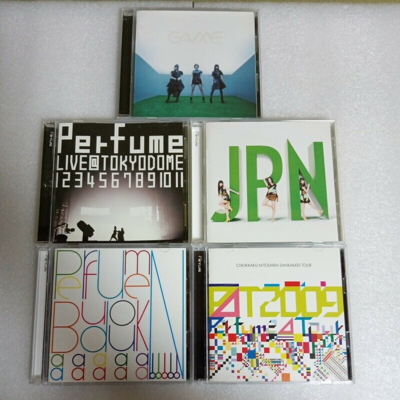 【まとめ売り】Perfume CD DVDまとめ売り ５枚