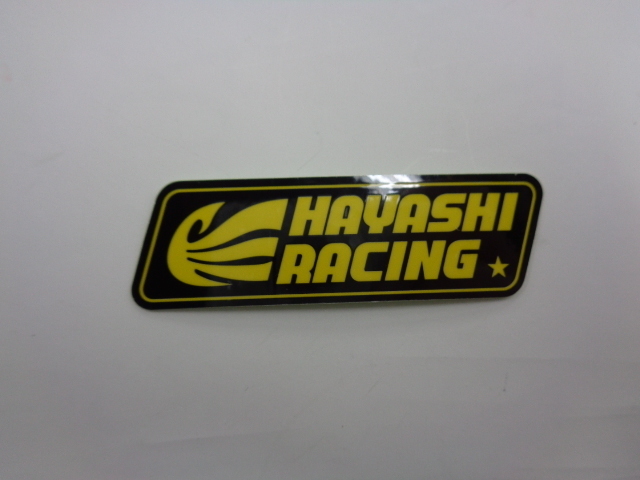 ［6609］HAYASHI RACING/ハヤシレーシング ステッカー 角型 (ミニサイズ) サイズ5.5センチ