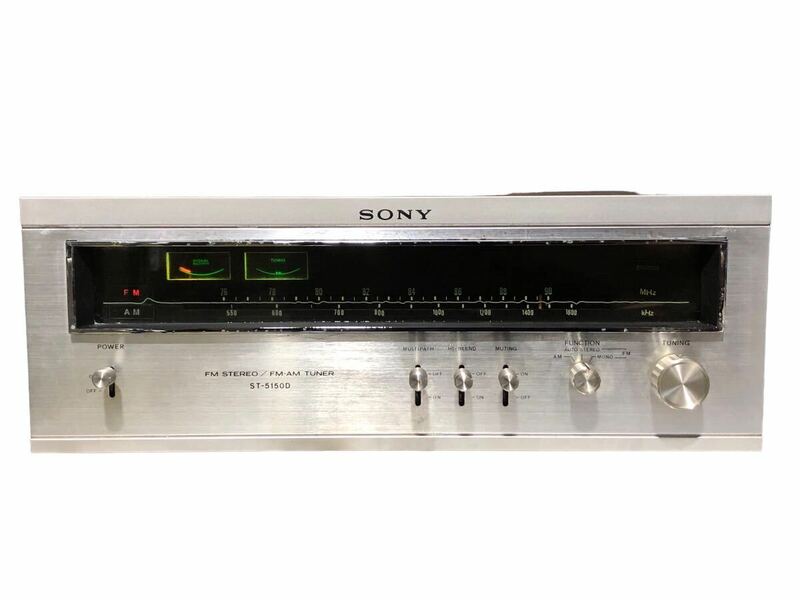 SONY ソニー FM-AM STEREO TUNER ステレオチューナー ST-5150D 通電確認済み チューナー オーディオ機器 音響機器 当時物 日本製 現状品
