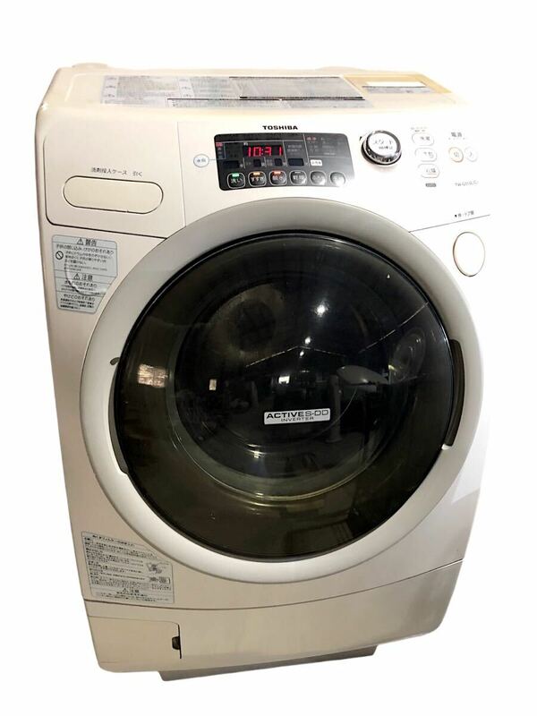 TOSHIBA 東芝 洗濯乾燥機 TW-G510L 2010年製 ドラム式洗濯乾燥機 全自動 左開き 除湿系電気衣類乾燥機 ホワイト 動作品 家電 洗濯 家庭用