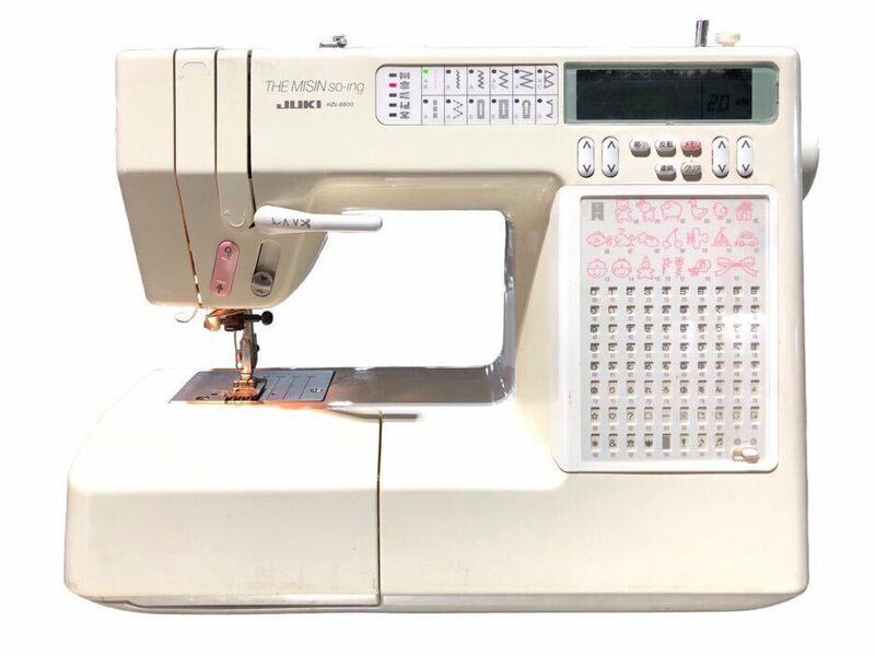 JUKI ジューキ HZL-8800 コンピューター ミシン ハンドクラフト 家庭用 手工芸 裁縫 現状品 本体 裁縫器具 ジャンク品 ※要メンテナンス