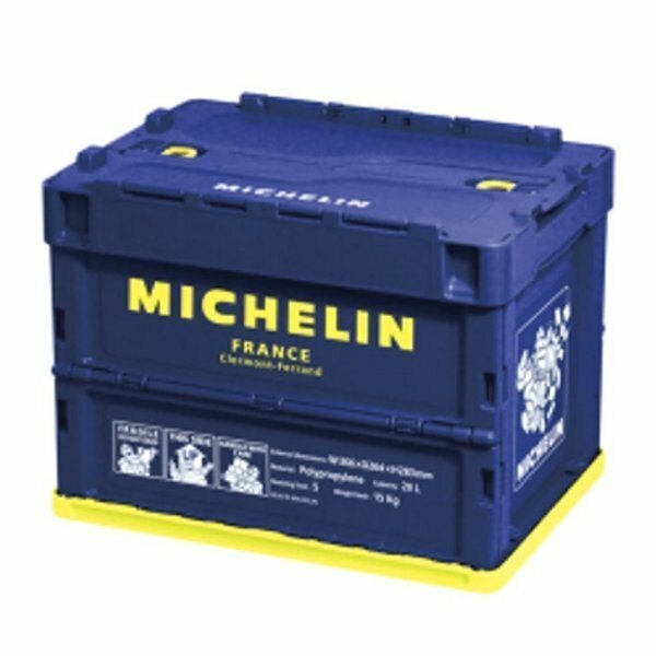 ミシュラン　Michelin　折り畳みコンテナ／ＭＩＣＨＥＬＩＮ　／Ｎａｖｙ／4０Ｌ　ビバンダム　車 バイク アメリカン雑貨
