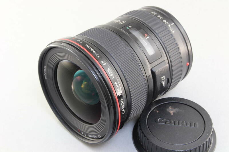 B (並品) Canon キヤノン EF 17-40mm F4 L USM 注意書きあり 初期不良返品無料 領収書発行可能
