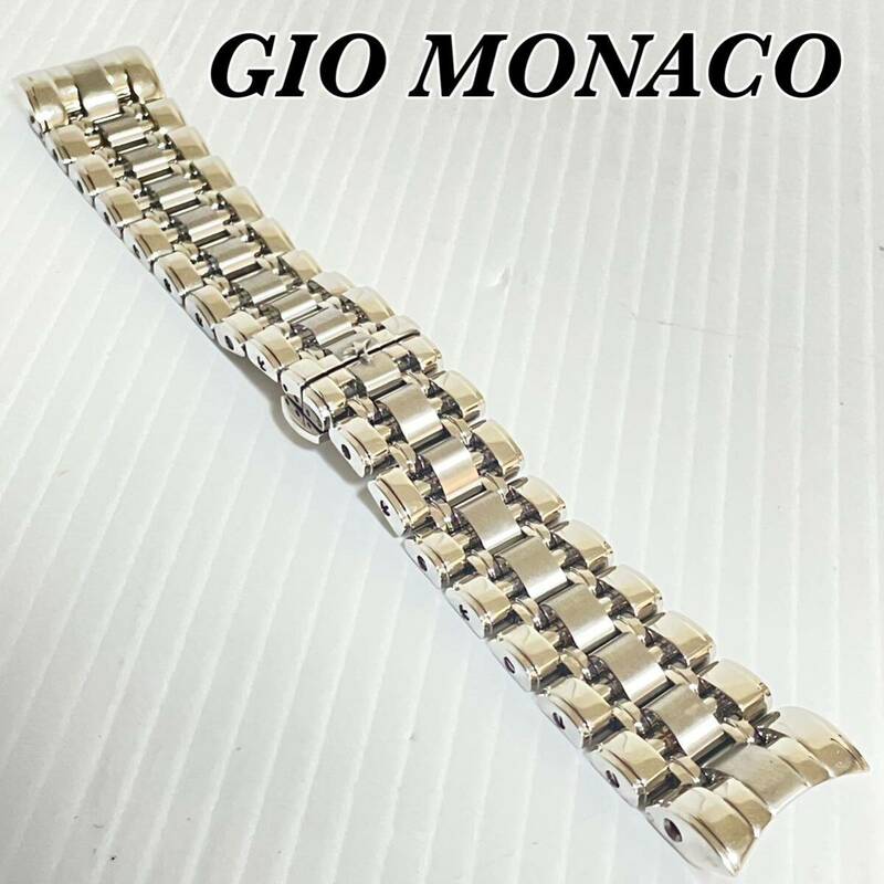 美品 ジオモナコ GIO MONACO ステンレス ベルト ブレス ラグ幅2cm