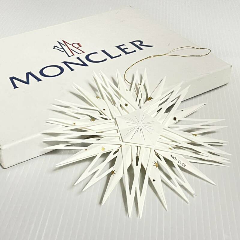 モンクレール モンクレ ノベルティ 飾り ケース付き 雪の結晶 MONCLER 今日だけ値下げ！早い者勝ちです！